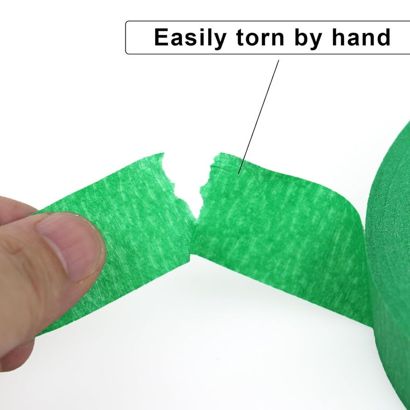 DOAY 2 Pack Green Painters Tape - Masking Tape 1 Inch Wide - Multi-Surface, Smart Adhesion, Indoor & Outdoor - 180FT Total - Paint Tape for DIY, Labeling, Art, Car, General Purpose (#3910) - Image 5